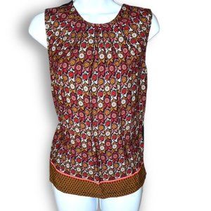 Anthropologie Vanessa & Virginia wanderlust floral boho tank top size XSP